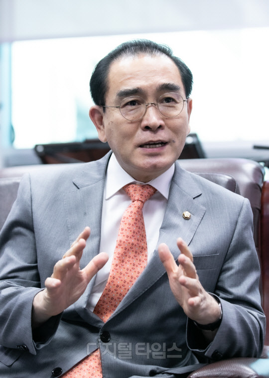 태영호 국민의힘 의원. 이슬기기자 9904sul@